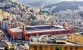 View of the football stadium Luigi Ferraris of Genoa, Italy