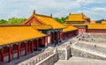 View of the Forbidden City or Palace Museum - Beijing Royalty Free Stock Photo