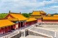 View of the Forbidden City or Palace Museum - Beijing Royalty Free Stock Photo
