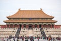 View of the Forbidden City, Palace Museum. Royalty Free Stock Photo