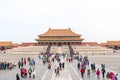 View of the Forbidden City, Palace Museum. Royalty Free Stock Photo