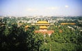 View from the forbidden city to Bejing Royalty Free Stock Photo