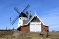 Lifeboat station building and windmil,l Lytham