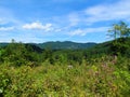 View of forest covered hill of Jelovica Royalty Free Stock Photo