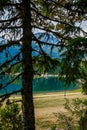 Lake in the forest park Durmitor. Montenegro.