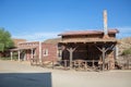 View of a forger shop, blacksmith shop on Oasys - Mini Hollywood, Spanish Western-styled theme park, cowboys scenario, town with