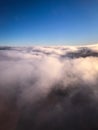 View form above the clouds