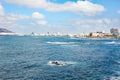 View form Mirador El Atlante on Las Palmas Royalty Free Stock Photo