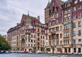 View of the former home of the merchant M.N. Polezhaev, built in the Art Nouveau style in 1913-1915, landmark