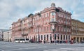 View of the Former House of I.I. Shuvalov, the Demidovs and A.M. Ushakov, built in the Eclecticism style in 1740 Royalty Free Stock Photo