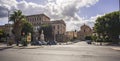 View of foro Italico in Palermo