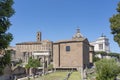 View of the Foro Romano with the Tabularium, Septimius Severus Arch, Basilica Emilia and Altar of the Fatherland in Rome