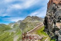 View of fort de la Redoute-RuinÃÂ©e, Alps, France