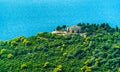 View of Fort Royal Castle on Lokrum Island near Dubrovnik, Croatia Royalty Free Stock Photo