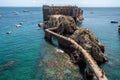 View at fort of sao joao baptista on berlengas island