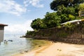 View of the fortification walls of Morro de Sao Paulo