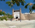 View of fortres Ark - Ark entrance - City of Bukhara