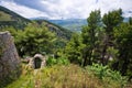 View from fortress in Berat, Albania Royalty Free Stock Photo