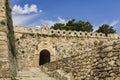 View of fortress Fortezza in Rethymnon, Crete Royalty Free Stock Photo