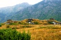 View of the fortress of Gorazda in autumn