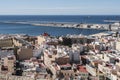 View from the fortress of Moorish houses and buildings Royalty Free Stock Photo