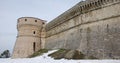 View of the Fortress of San Leo. Italy Royalty Free Stock Photo