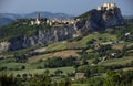 View of the Fortress of San Leo and town of the Marche regions. There is the death-place of Count Cagliostro