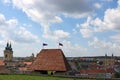 View from the fortress to the city of Eger