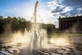 Fountain in front of the Berlin Cathedral, Germany Royalty Free Stock Photo