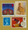 Wonderful British postage stamps Royalty Free Stock Photo