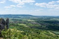 View from the Franconian Walberla Royalty Free Stock Photo
