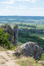 View from the Franconian Walberla Royalty Free Stock Photo