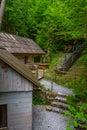 View of the The Franja Partisan Hospital in Slovenia