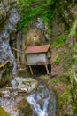 View of the The Franja Partisan Hospital in Slovenia