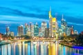 View of Frankfurt city skyline in Germany Royalty Free Stock Photo