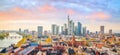 View of Frankfurt city skyline in Germany Royalty Free Stock Photo