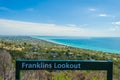 View from Franklins Lookout, Arthurs Seat Royalty Free Stock Photo