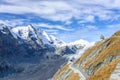 View of Franz Josefs Hohe Glacier, Hohe Tauern National Park Royalty Free Stock Photo