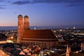 View of Frauenkirche in winter, Munich, Germany Royalty Free Stock Photo