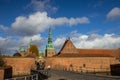 Frederiksborg palace in Hilleroed, Denmark Royalty Free Stock Photo