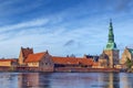 View of Frederiksborg slot, Denmark Royalty Free Stock Photo