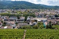 View of Freiburg im Breisgau city in Germany. Royalty Free Stock Photo