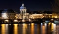 French Academy in Paris at night
