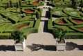 A view of a French Formal Garden. Royalty Free Stock Photo