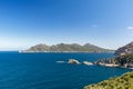 View of Freycinet Peninsula, East Coast Tasmania, Australia