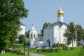 View of Friday Church and bell tower standing next to Sergiev Posad
