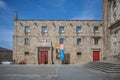 View at the front facade of the Grao Vasco Museum, architectural icon of the city of Viseu