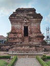 View from the front of Pari Temple, Candi Pari, located in Candipari Village, Porong District, Sidoarjo, East Java, Indonesia Royalty Free Stock Photo