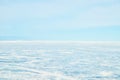 View of frozen lake landscape Royalty Free Stock Photo