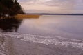 View of frozen lake Royalty Free Stock Photo